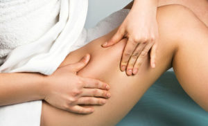 The massage against cellulite