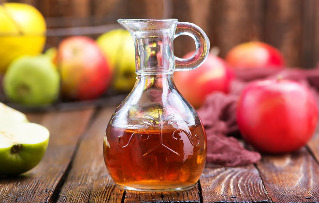 the apple cider vinegar